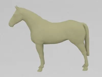 Horse 3D print model