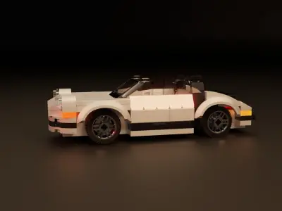Porsche 911 Targa LEGO  3D model