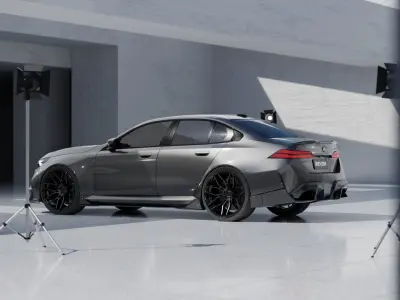 Car Rendering Studio - Industrial CGI Scene Blender 3D model