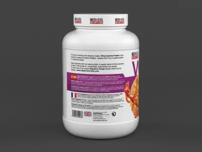 Protein Powder 3D model 125