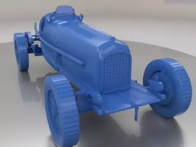 Alfa Romeo P3 printable Scale 1-43 3D print model