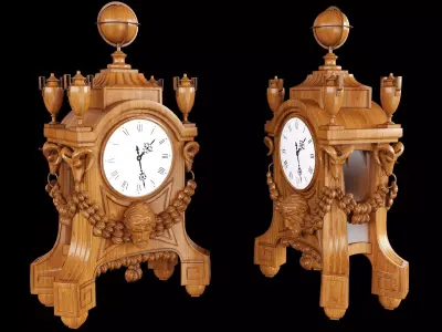 Old Clock  3D model