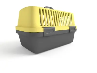 Pet Carry Case Animal Carrier Low Poly Low-poly 3D model