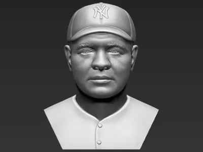 Babe Ruth bust 3D printing ready stl obj formats 3D print model