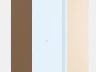 PAX - GRIMO Corner wardrobe 1 Low-poly 3D model