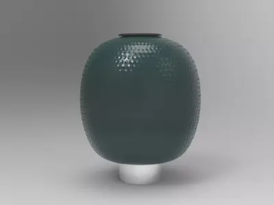 Cupl Table Lamp Low-poly 3D model