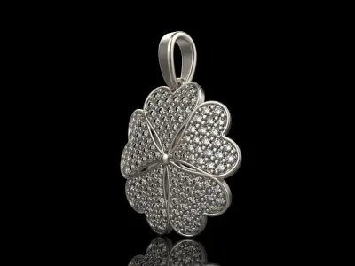 Clover pendant model 872 3D print model