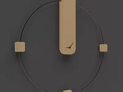 Plurimo Design Memo Clock 3D model