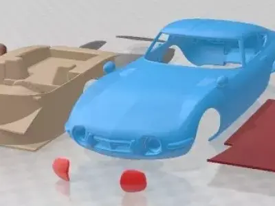 Toyota GT 2000 1967 Printable Car 3D print model