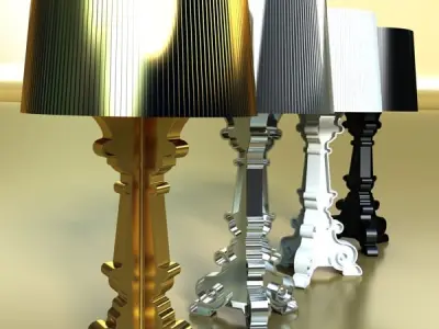 Table Lamp 05 Bourgie 3D model