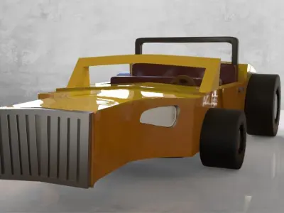 Fangface car  3D print model