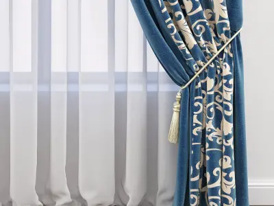 Set 57 Curtains 3D model