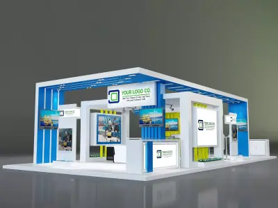 Booth Exhibition Stand a150  3D model
