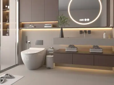 Bathroom 08 3D model