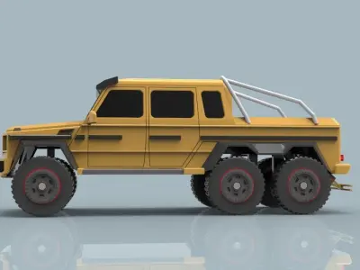 Mercedes Benz G63 3D print model