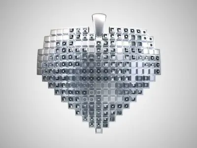 Heart  Pendant 3D print model