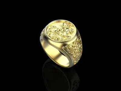 rings George the Victorious  136  3D print model