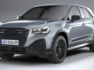 Audi Q2 S-Line 2021 3D model