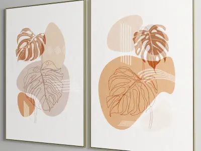 Photo Frame 29 Low-poly 3D model