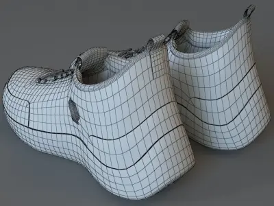 Generic Trainer - Unbranded Low-poly 3D model