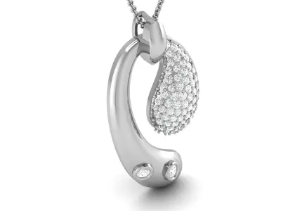 Women Pendant 3dm Render Detail 3D print model