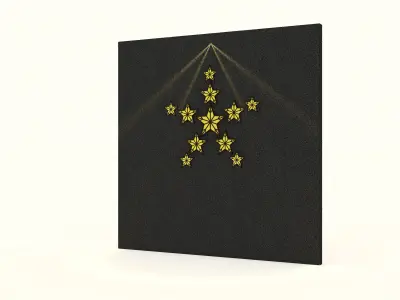 Star Shape Tool object Low-poly 3D model