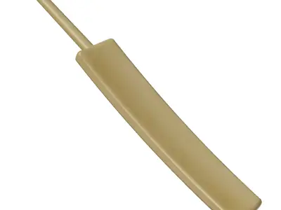 Wooden Cricket Bat Toy 3D model