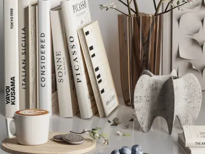 Decorative set048 3D model