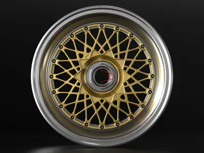 BBS E55 Racing 3D model