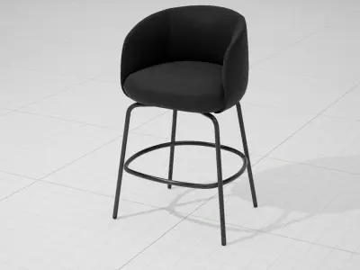 PlusHalle High Nest Chair UE4 Low-poly 3D model