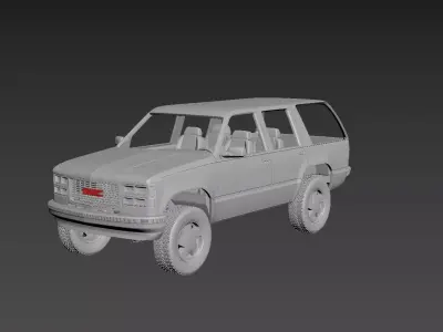 GMC Yukon 1999  3D print model