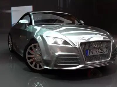Audi TTRS 2010 model 3D model