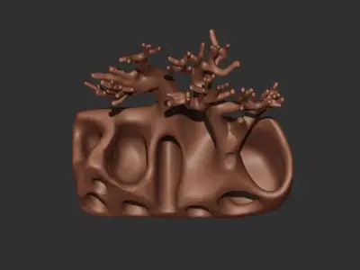 Tree Pen Organizer Printable 3D print model