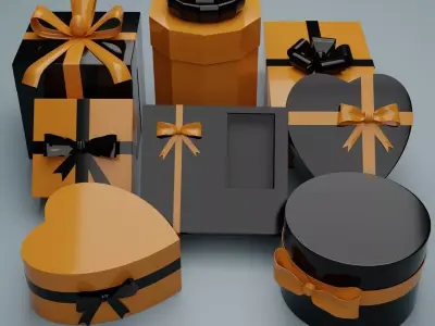 Gift Box 2 3D model