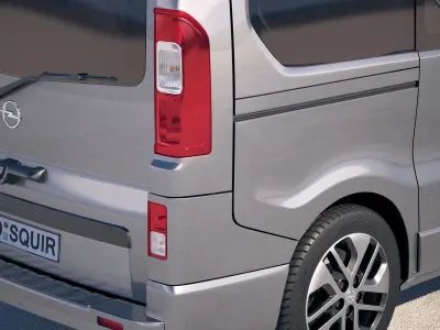 Opel Vivaro Passenger 2015-2018 3D model