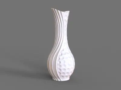 RIBBED VASE 3D model