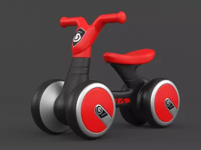 Baby Balance Bike 3D model