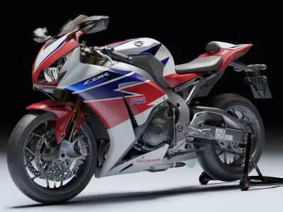 Honda CBR 1000RR Fireblade SP 2015 Low-poly 3D model