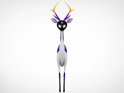 Fremmed Antelope Low-poly 3D model
