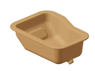 Plastic Automotive Oil Pan Toy 3D model