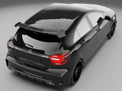 mercedes-benz-a45-amg-2018 3D model