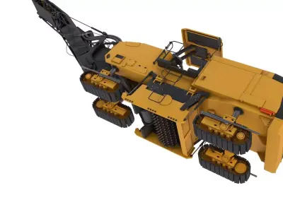 Asphalt Milling Machine  3D model