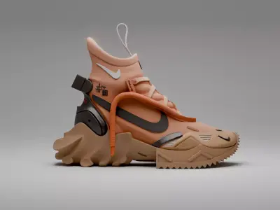 Nike concept sneakers 3D model