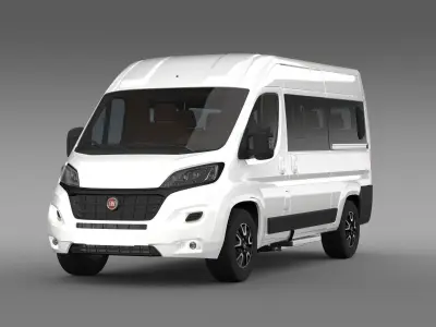 Fiat Ducato Panorama 2017 3D model