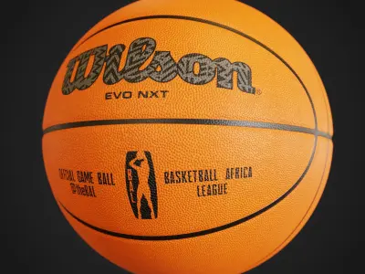 Basketball BAL Official game ball 3D model