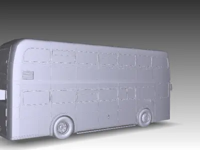 AEC Routemaster Prototype FRM-type 1966 3D model