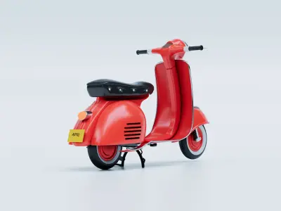 VESPA scooter 3D model