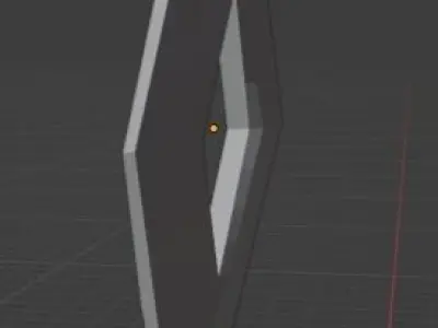 Renault 3D Logo Low-poly 3D model