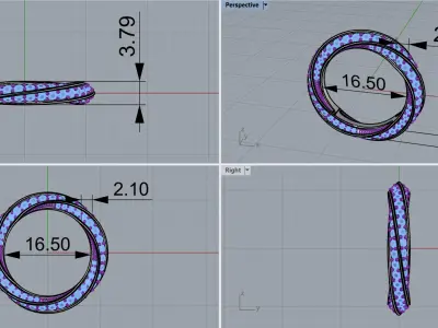 Graff Ring 3d Model 3D print model