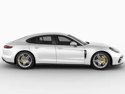 Porsche Panamera Hybrid and 4S 3D model